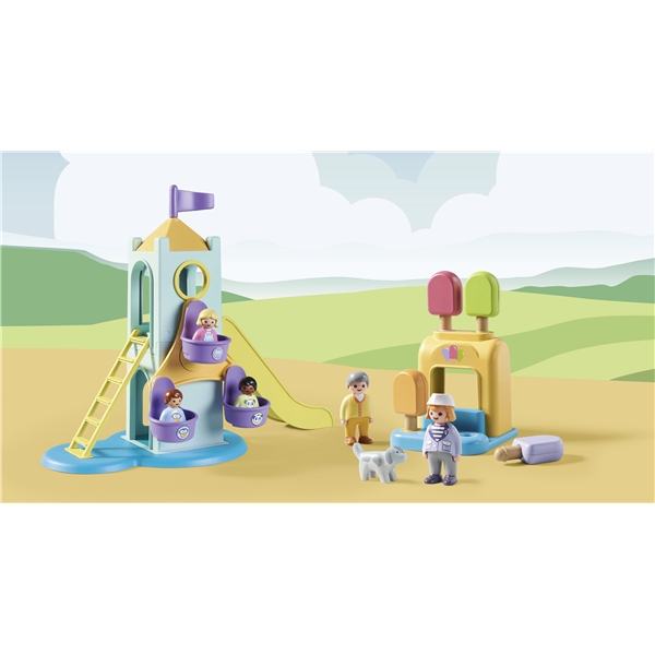 71326 Playmobil 1.2.3 Erlebnisturm & Eiskiosk (Bild 4 von 6)