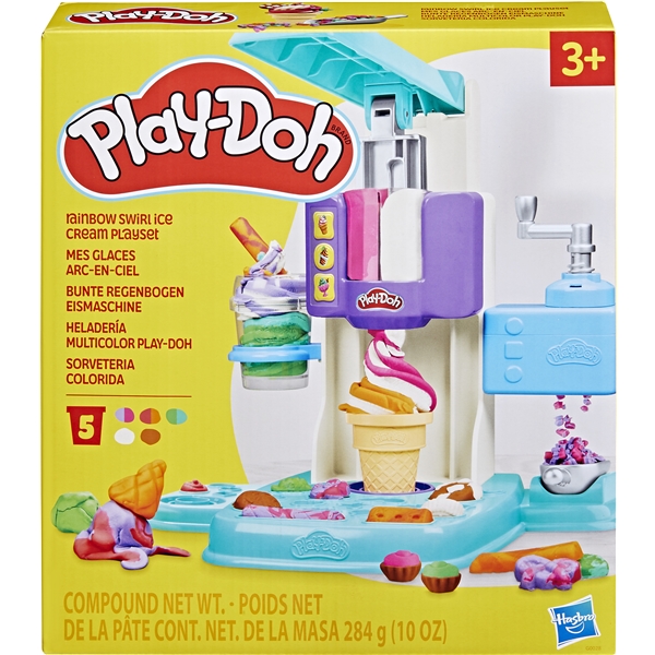 Play-Doh Regenbogen-Wirbel-Eiscreme (Bild 1 von 4)