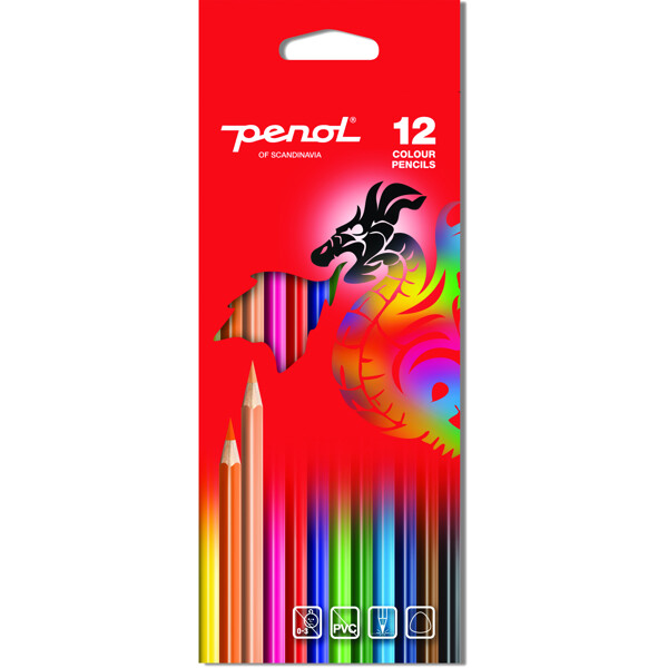 Penol Standard Farbstifte 12er-Pack