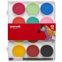 Penol Jumbo Standard Aquarellfarbe 12 Farben