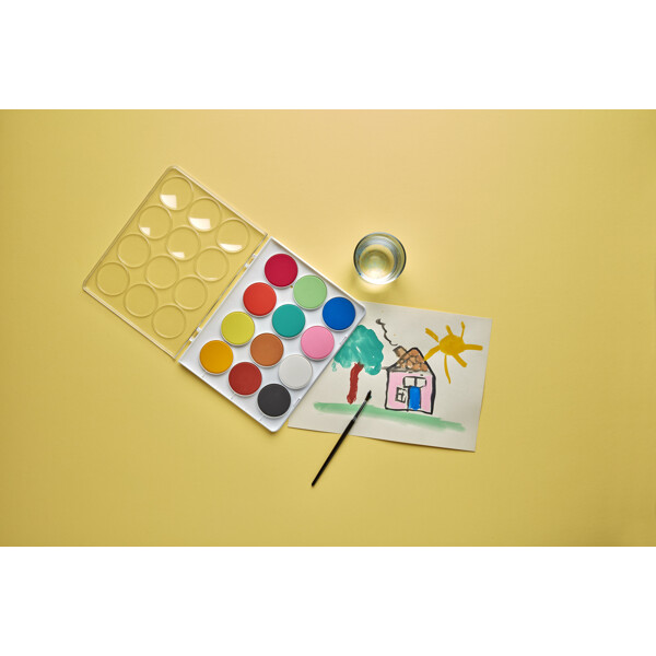 Penol Jumbo Standard Aquarellfarbe 12 Farben (Bild 2 von 2)