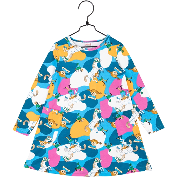 Pippi Langstrumpf Kleid Blau (Bild 1 von 5)