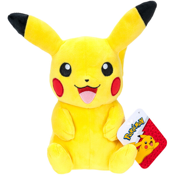Pokémon Plüsch 20 cm Pikachu Glücklich (Bild 1 von 3)