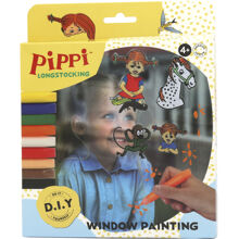 Pippi Fensterbemalung