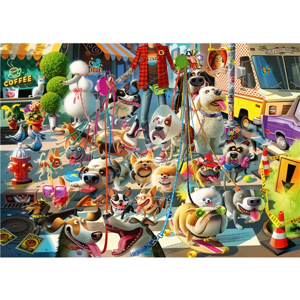 Puzzle 1000 Teile Der Hundespaziergänger (Bild 2 von 4)