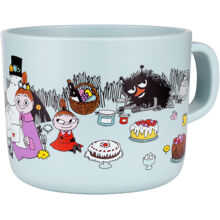 Picknick Hellblau - Mumin Tasse mit Griff