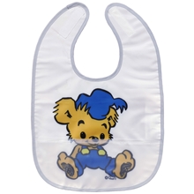 Bamse Lätzchen Weiß/Grau