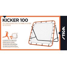 Football Rebounder Kicker 100 Black/Orange