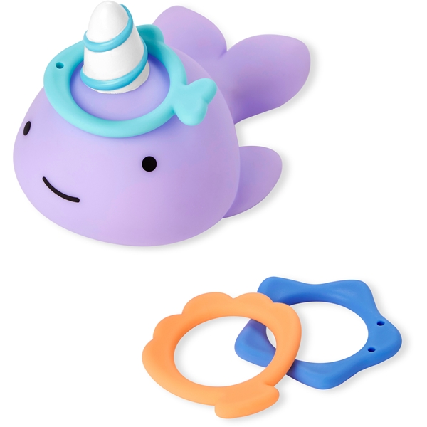 Skip Hop Zoo Badespielzeug Ringwurfspiel Narwal (Bild 1 von 5)