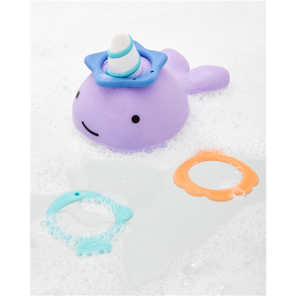 Skip Hop Zoo Badespielzeug Ringwurfspiel Narwal (Bild 2 von 5)