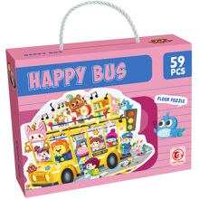 Bodenpuzzle Happy Bus