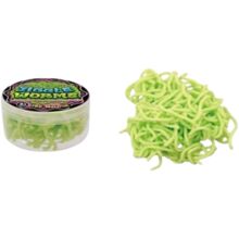Knetmasse Jiggle Worms Glow In The Dark 12 Stk