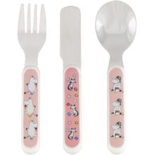 Mumin Wiese Kinderbesteck rosa
