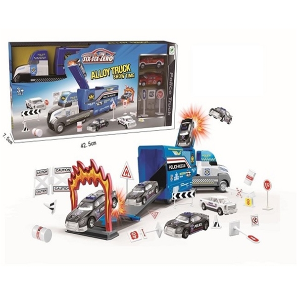 Spielset Polizeilastwagen & Autos (Bild 2 von 2)