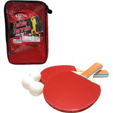Tischtennisschläger 2er-Pack + 3 Bälle