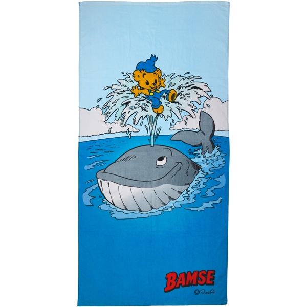 Swimpy Bamse Badhandduk Wal (Bild 1 von 3)