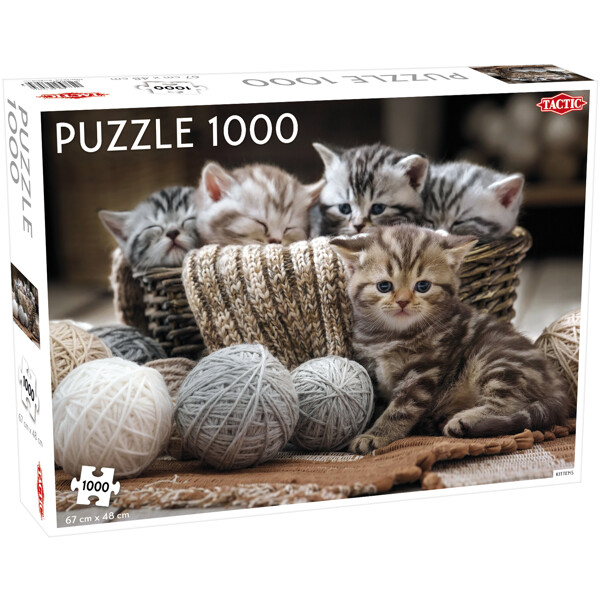 Tactic Puzzle 1000 Teile Süße Kätzchen (Bild 1 von 3)