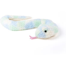 Teddykompaniet Schlange Regenbogenfarben 120 cm Blue