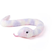 Teddykompaniet Schlange Regenbogenfarben 120 cm Pink