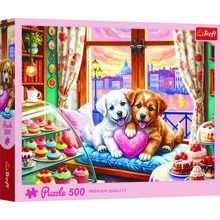 Puzzle 500 Teile Trefl Niedlicher Welpe