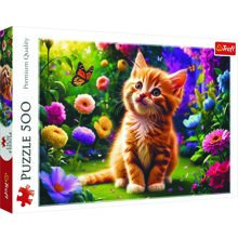 Pussel 500 Teile Trefl Niedliches Kätzchen