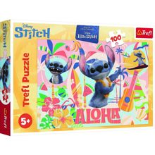 Puzzle 100 Teile Stitch und Freunde