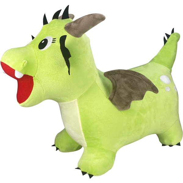 Springtier mit Überzug Drache (Bild 1 von 2)