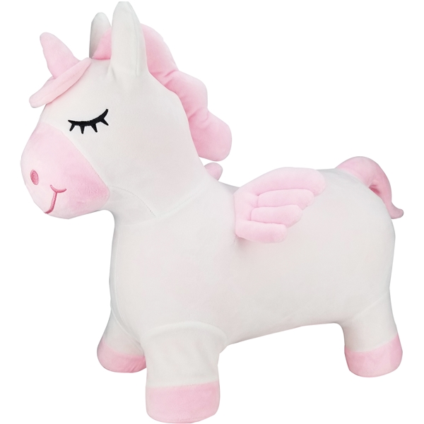 Springtier mit Überzug Einhorn