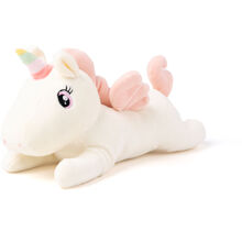 Teddykompaniet Kramis Liggande Einhorn 35 cm Vanille