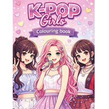 Malbuch: K-POP Mädchen