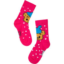 23/26 - Bamse Socken Gepunktet Rosa