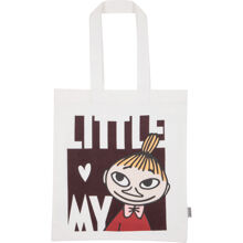 Mumin Lächeln Meine Stofftasche Weiß