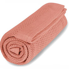 Vinter & Bloom Decke Soft Grid EKO Clay Coral
