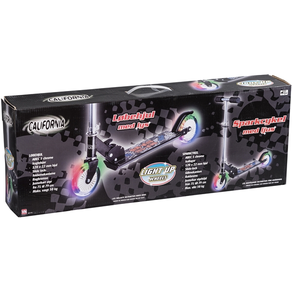 Kalifornien Elektroroller Light Schwarz (Bild 4 von 4)