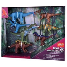 Wild Republic Bewegliches Dinosaurier-Set