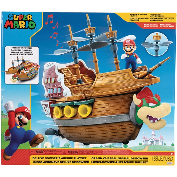 Super Mario Deluxe Bowsers Luftschiff Spielset (Bild 1 von 6)